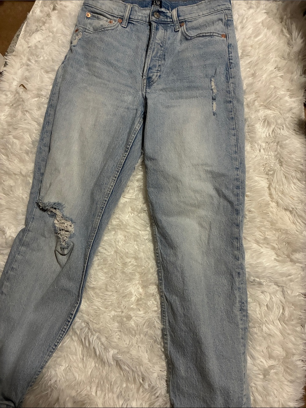 Gap Cheeky straight Distressed Jeans 4/27